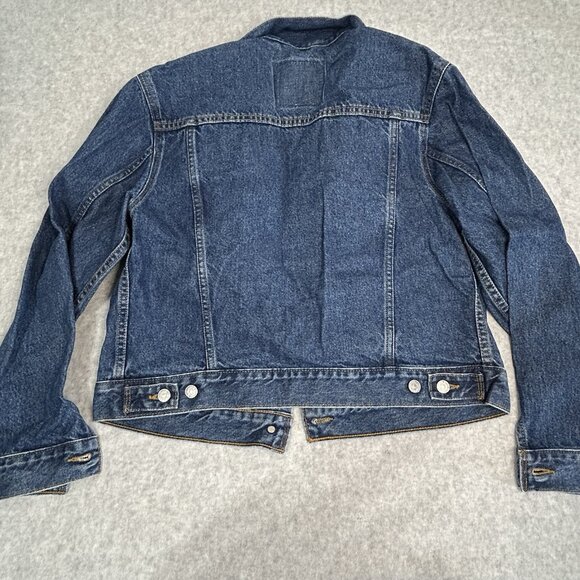 Vintage Levis Blue Denim Trucker Jean Jacket Women's Size Large 77715-0289 - Picture 8 of 10